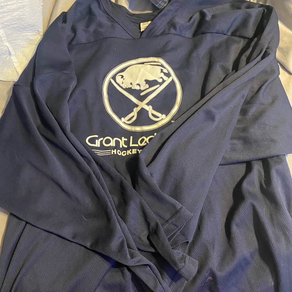 Sabers Grant Ledyards Hockey school long sleeve tee shirt